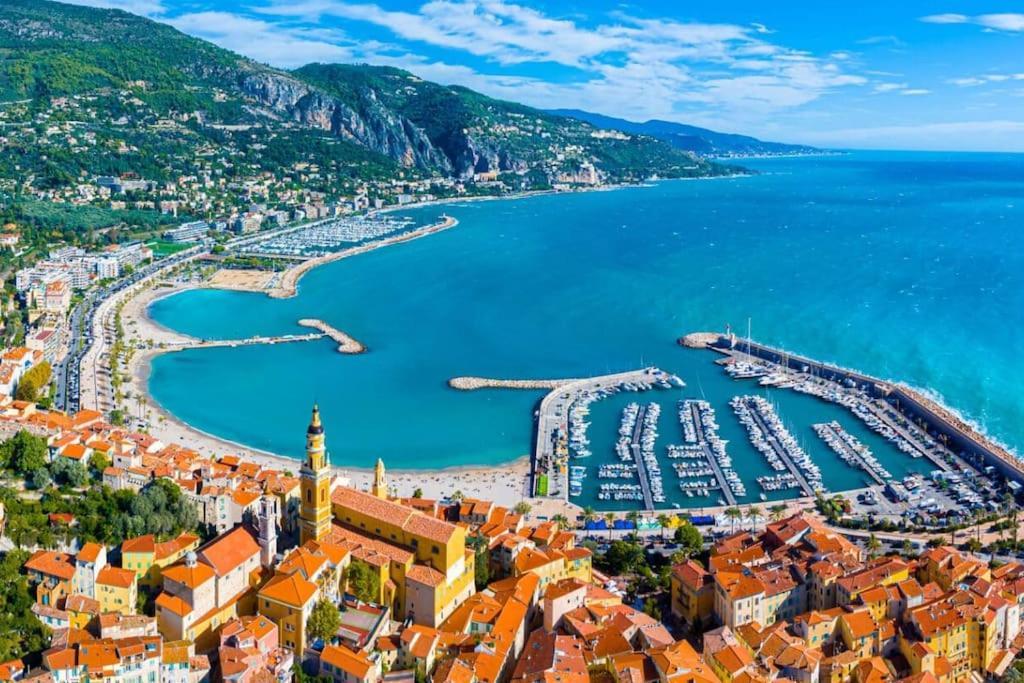 Ferienwohnung Le Landelle - Centre- Climatisation -Proche Gare Sncf Menton Exterior foto
